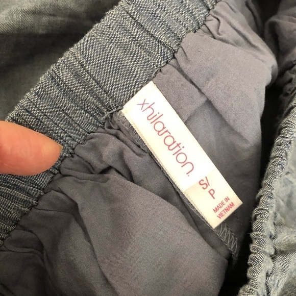 Xhilaration chambray 2 piece skirt set size small - Picture 7 of 9